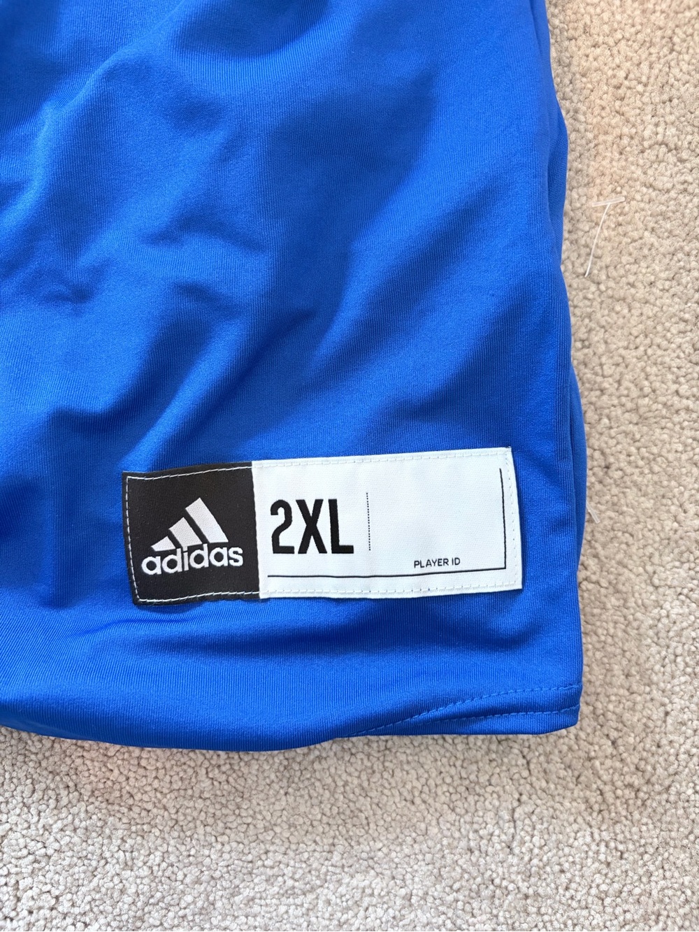 Adidas Men’s Royal Blue Performance Baseball Jersey size 2XL - Picture 3 of 4